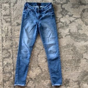 Mid ankle high rise skinny jeans